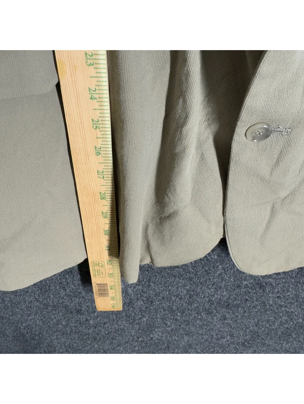 Ferracci Blazer Men 50 Gray Button Up Collared Long Sleeve Pockets Classic